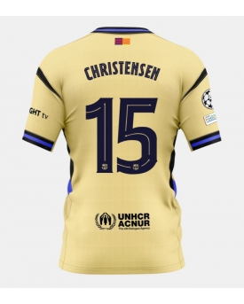 Billige Fotballdrakt Barcelona Andreas Christensen #15 Replika Bortedrakt 2025-26 Kortermet Billige Fotballdrakt Barcelona Andreas Christensen #15 Replika Bortedrakt 2025-26 Kortermet